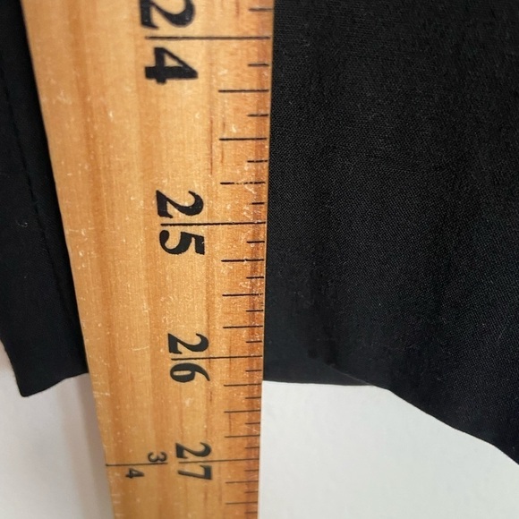 Talbots Women's Pants Size 10P Color Black Pleated Trousers Stretch High Rise - Picture 11 of 13